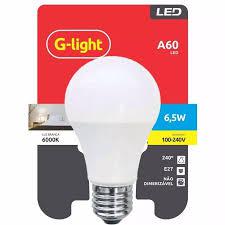 LAMPADA G-LIGHT BRANCA 6,5WT