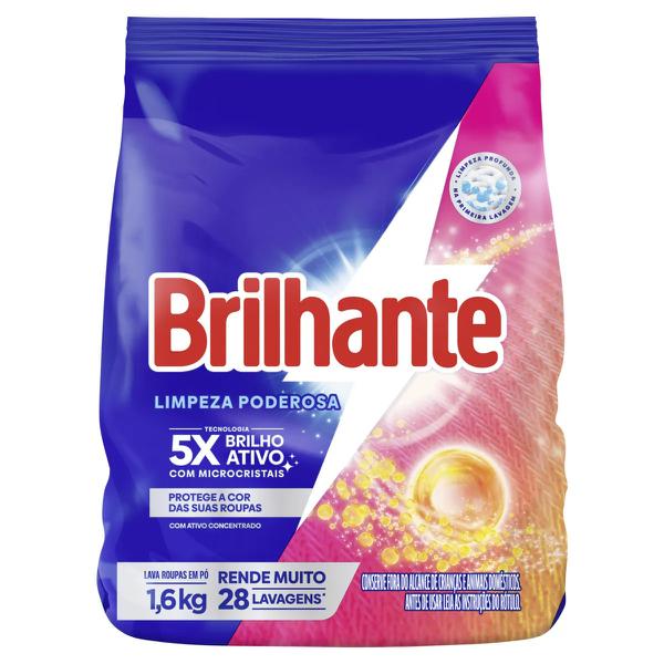 LAVA ROUPA BRILHANTE LIMP/PODEROSA 1,6KG