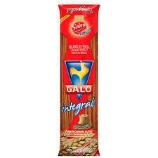 MACARRAO GALO INTEGRAL ESPAGUETE 8 500G