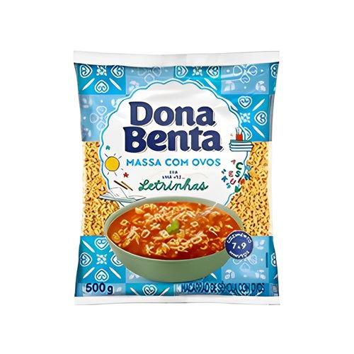 MACARRAO LETRINHAS OVOS DONA BENTA 500G
