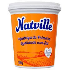 MANTEIGA COM SAL NATVILLE 500G