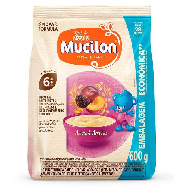 MUCILON AMEIXA E AVEIA 600G
