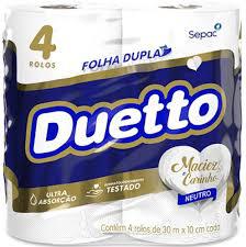PAPEL HIGIENICO DUETTO FD NEUTRO 40X20M