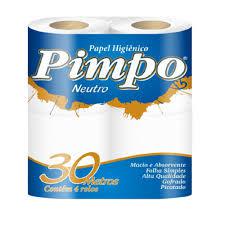 PAPEL HIGIENICO PIMPO FS NEUTRO 4X30M