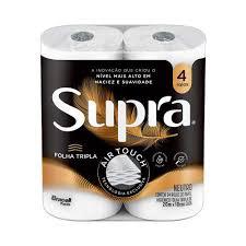 PAPEL HIGIENICO SUPRA FOLHA TRIPLA 04X20
