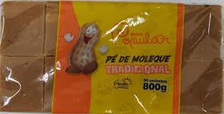 PE DE MOLEQUE POPULAR C/50 800G (BRANCO)