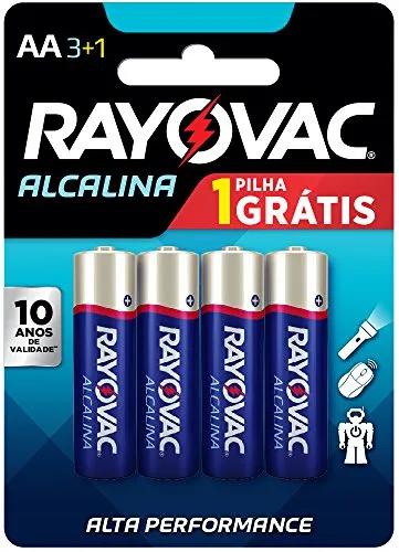 PILHA RAYOVAC ALC AA SM L4P3
