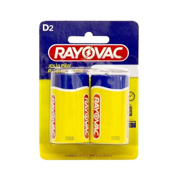PILHA RAYOVAC ZNC D SM C/02UN
