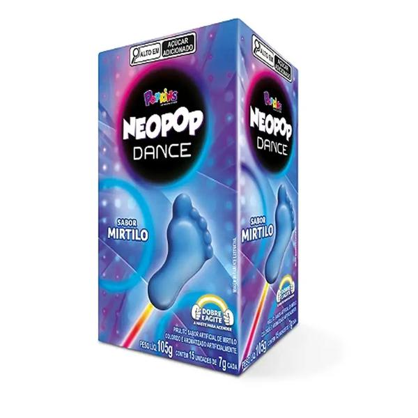 PIRULITO NEOPOP DANCE HASTE NEON MIRTILO