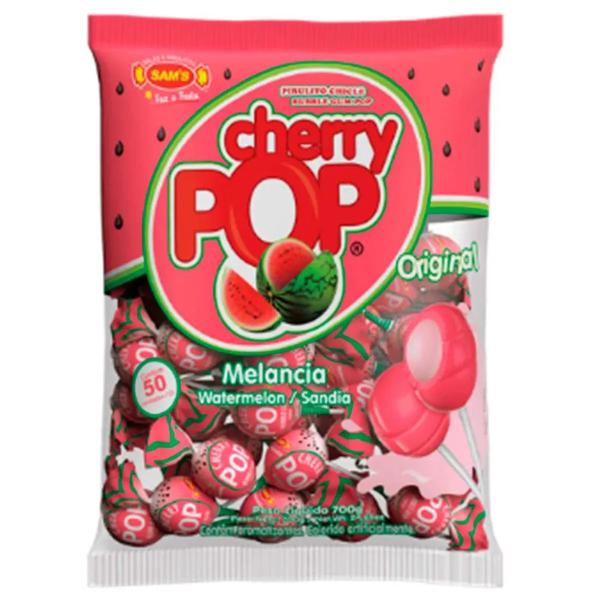PIRULITO SAMS CHERRY POP MELANCIA 50UND