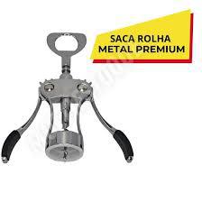 SACARROLHA E ABRIDOR DE GARRAFA METAL 4