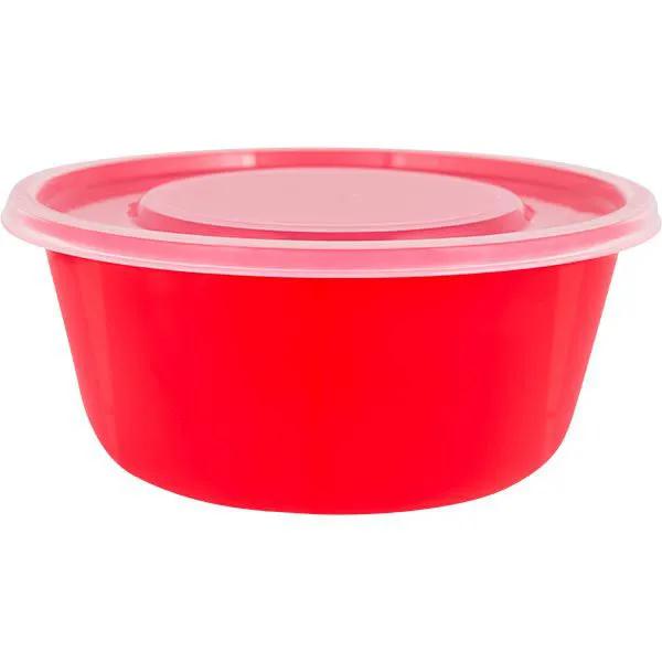 SALADEIRA C/TAMPA VERMEL MERCONPLAS 4,5L