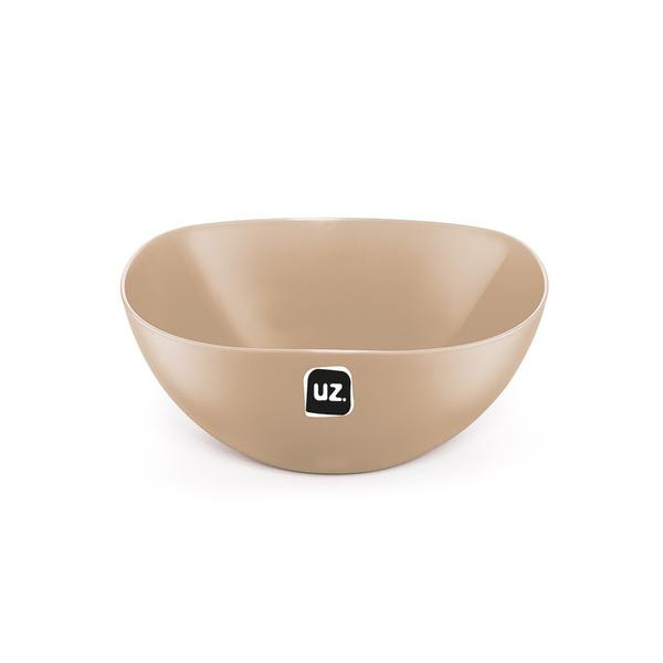 SALADEIRA CAPUCCINO SOLIDO DE PLASTICO U