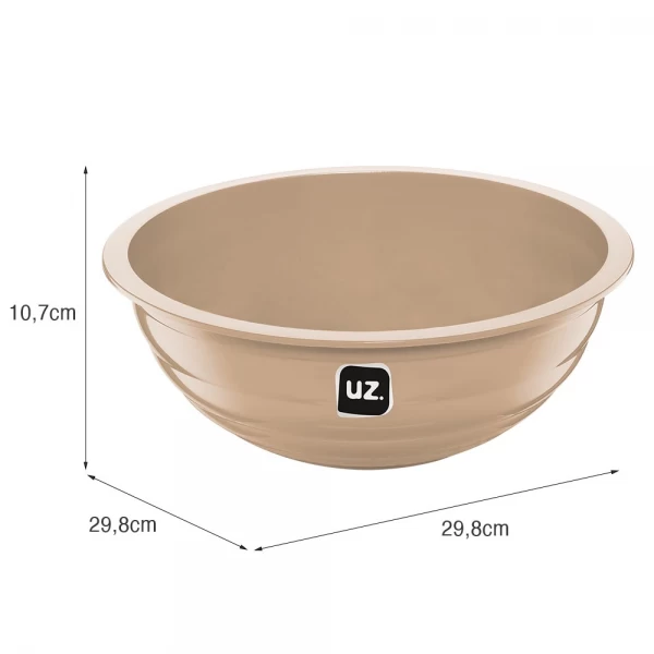 SALADEIRA GOMADA CAPUCCINO SOLIDO DE PLA