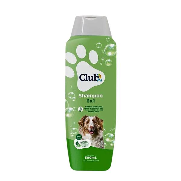 SHAMPOO 6X1 500ML CLUB (VERDE)