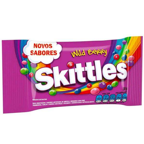 SKITTLES FRUTAS SILVESTRES 38G