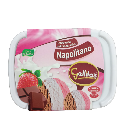 SOBRE NO PALITO GELLITOS NAPOLITANO 60G