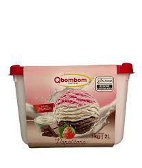 SORVETE QBOMBOM NAPOLITANTO 2L
