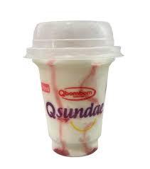 SORVETE SUNDAE MORANGO QBOMBOM