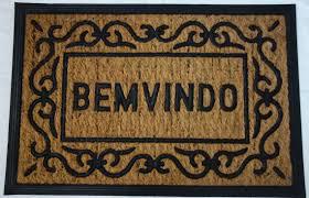 TAPETE BEM VINDO (BORRACACHA RECICLADA)