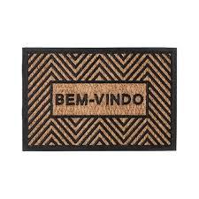 TAPETE CAPACHO FIBRA DE COCO TEXAS 40CMX