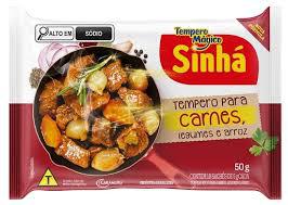 TEMPERO EM PO PARA CARNES SINHA 50G