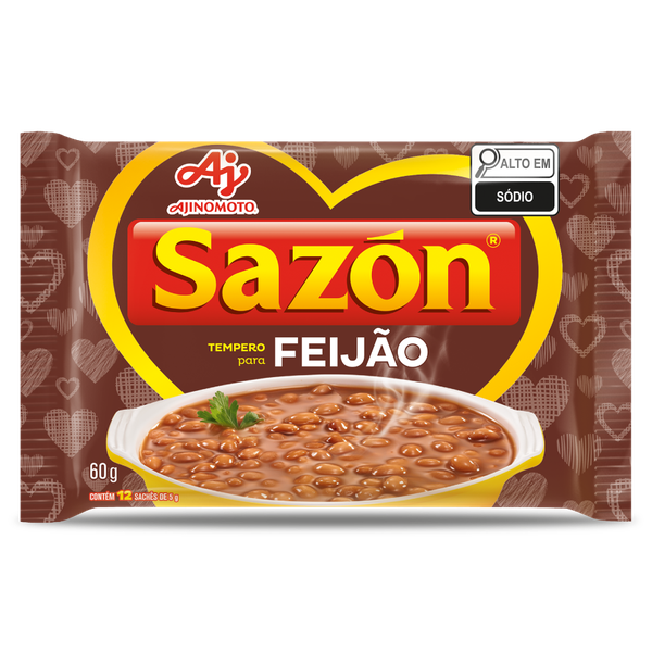 TEMPERO SAZON  FEIJAO (MARROM)