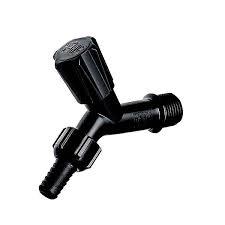 TORNEIRA PLASTICO JARDIM PRETA UND