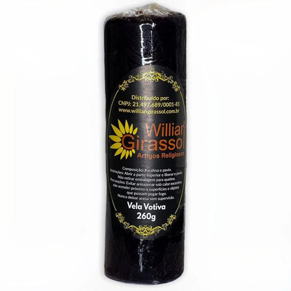 VELAS RAD - 7 DIAS 260G CORES (PRETA) (1