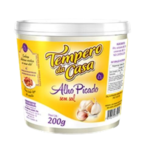 ALHO PICADO TEMP.CASA S/SAL 200G