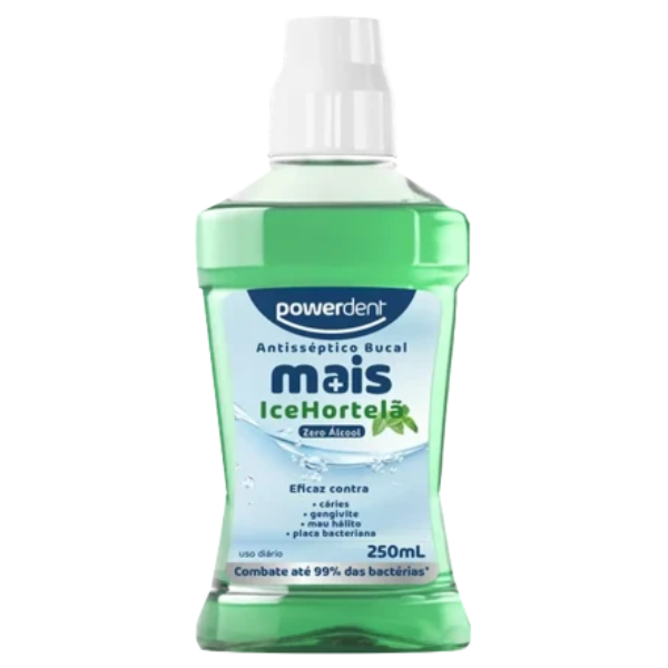 ANTI-SEPT POWERDENT ICE HORTELA 250ML
