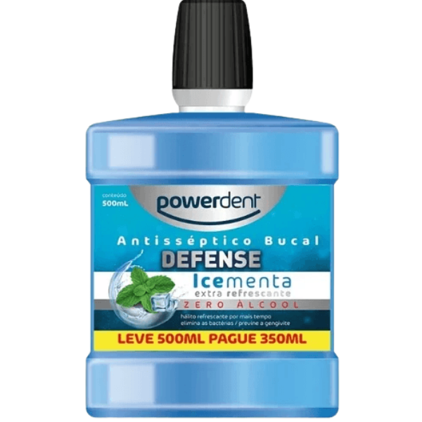 ANTI-SEPT POWERDENT ICE MENTA 500ML