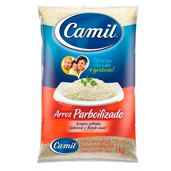 ARROZ CAMIL PARBOILIZADO 1KG