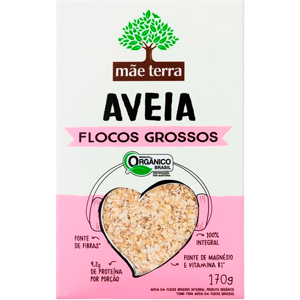 AVEIA INT FLOCOS GROSSOS GRAO TERRA 200G