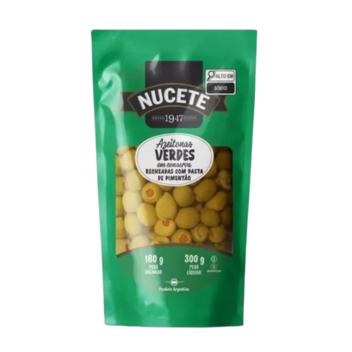 AZEITONA NUCETE VERDE C/ CAROCO 180G