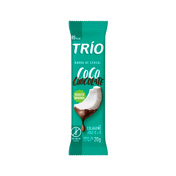 BARRA DE CEREAL TRIO COCO C/CHOC 20G
