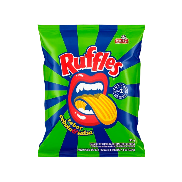 BATATA RUFFLES CEBOLA&SALSA 33G