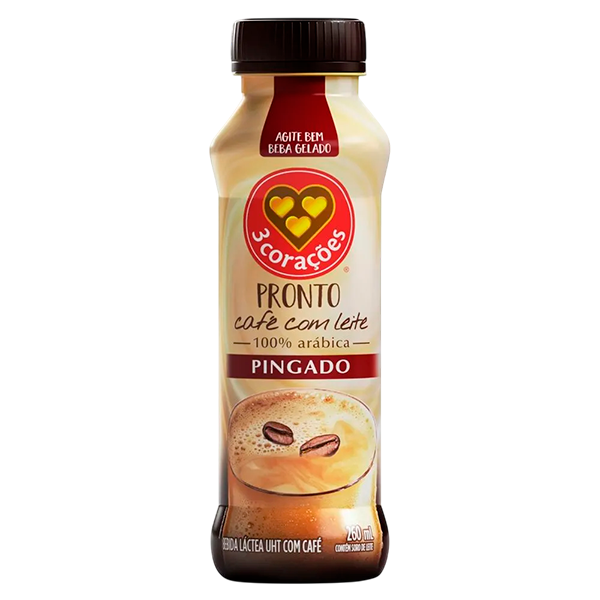 BEBIDA LACTEA CAPP 3C PINGADO PET 260ML