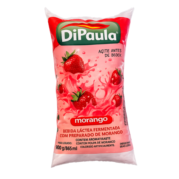 BEBIDA LACTEA DIPAULA MORANGO 900G