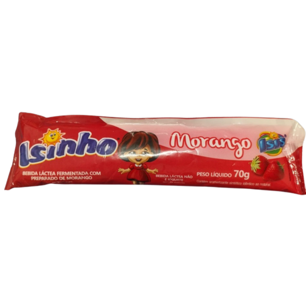 BEBIDA LACTEA ISINHO MORANGO 70G
