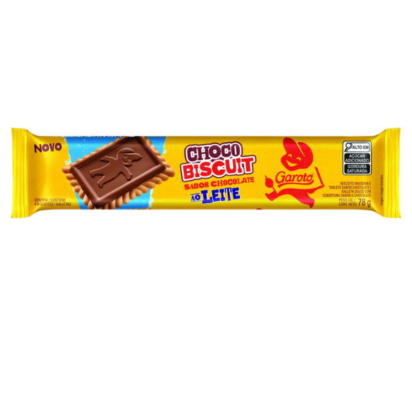 BISC CHOCOBISCUIT GAROTO CHOC AO LEI 78G