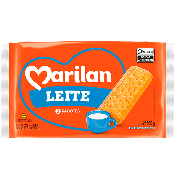 BISC MARILAN LEITE 300G
