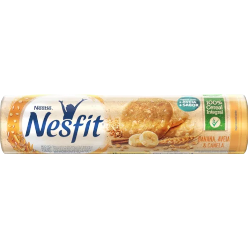 BISC NESFIT BANANA AVEIA CANELA 160G
