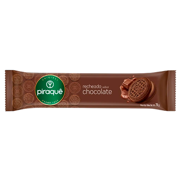 BISC RECH PIRAQUE CHOCOLATE 76G