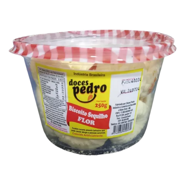 BISC SEQUILHOS FLOR BM 250G POTE