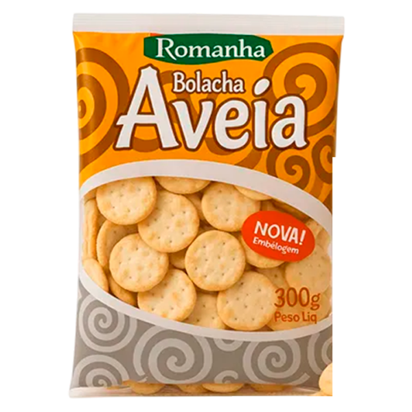 BOLACHA ROMANA 300G AVEIA