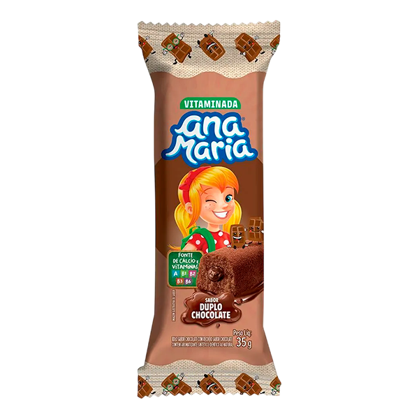 BOLINHO ANA MARIA DUPLO CHOC 35G