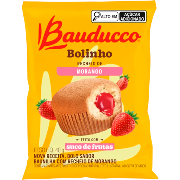 BOLINHO BAUDUCCO MORANGO 40G