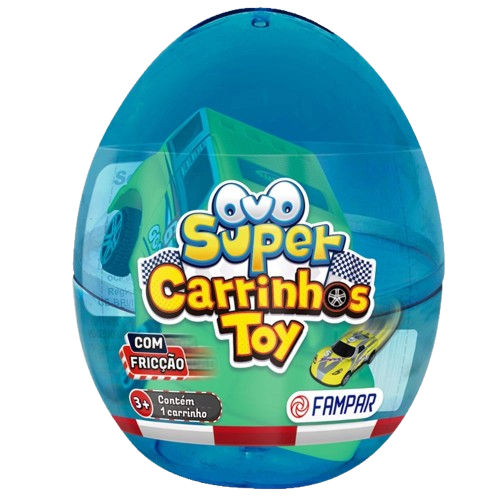 BRINQ FAMP OVO SUPER CARRINHOS