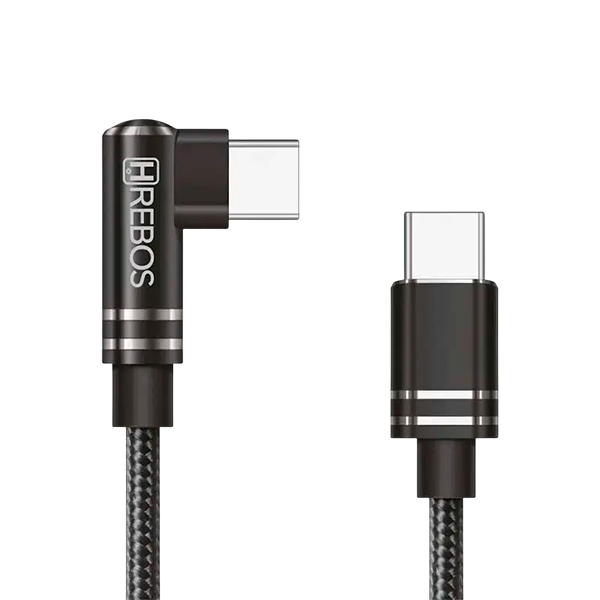 CABO CARREGADOR HREBOS 3.0A 1M TIPO C